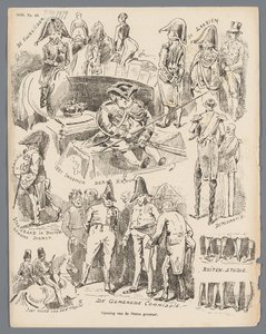 1870 年州议会开幕式漫画
州议会开幕（标题在实物上）