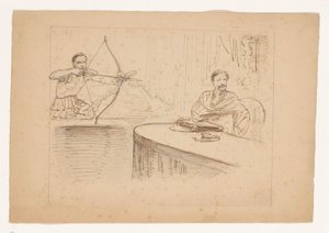漫画 "Den Heer van Kerkwijk 的秩序运动 "的研究，1878 年