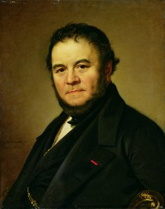 Marie Henri Beyle的肖像，被称为Stendhal（1783-1842）1840