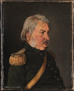 Joachim Theodor Lundbye上校，艺术家的父亲 作者 约翰·托马斯·伦比