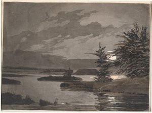 从 Auderød 向 Sonnerup 望去 作者 约翰·托马斯·伦比