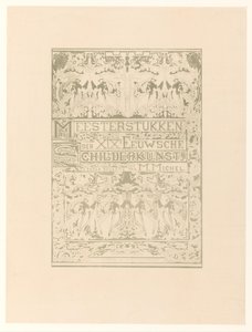 扉页：米歇尔，十九世纪绘画杰作 作者 H. Kleinmann and Co