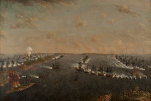 1789年8月24日，罗钦萨尔姆（Russalm）第一次瑞典-瑞典之战，c。 1790年。