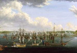 在弗雷德里克斯姆的战斗，1790年5月15日油画布