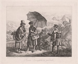 艺术家们的旅程 作者 约翰·亚当·克莱因（Johann Adam Klein）