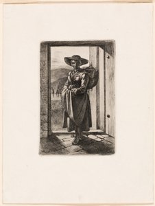 站在门口的匈牙利女人 作者 约翰·亚当·克莱因（Johann Adam Klein）