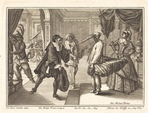 波罗瓦德医生家的哈莱金 作者 Johann Balthasar Probst 在 Johann Jacob Schuebler 之后