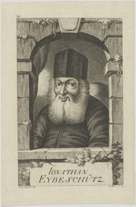 乔纳森·本·内森·埃贝舒兹（Jonathan Ben NathanEybeschütz）肖像（1690-1764年，1772年）。 作者 Johann Balzer