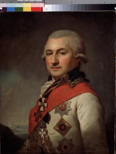 敖德萨的创始人何塞-德-里巴斯海军上将（1749-1800 年）的肖像。约翰-巴蒂斯特-冯-兰皮-莱因（Johann Baptist Von Lampi l