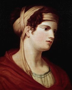 伯爵夫人 Therese Brunswick 的肖像。 启发路德维希·范·贝多芬 (1770-1827) 创作月光奏鸣曲的女伯爵，作品 27 第 2 号。乔瓦尼·巴蒂斯塔 (1751-1830) 绘画，布面油画，19 世纪初。 贝多芬的出生地，波恩（德国）