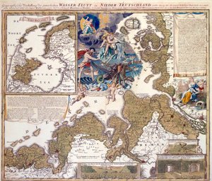 1717年圣诞水灾地图