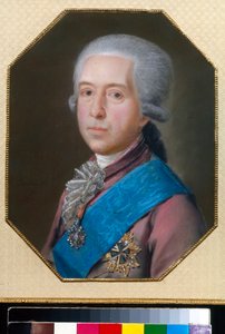 米哈伊尔-米哈伊洛维奇-戈利岑伯爵肖像（1731-1806 年）--约翰-巴尔杜（1745-1788 年）的绘画作品