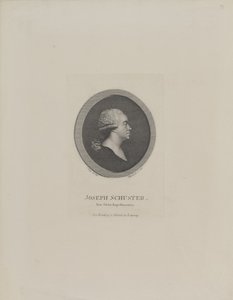 作曲家约瑟夫·舒斯特（Joseph Schuster）的肖像1748-1812，1811。