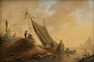 海景 作者 约翰·克里斯汀·布兰德（Johann Christian Brand）