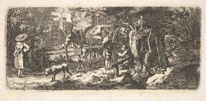 手推车司机施舍的施舍物，1814年。