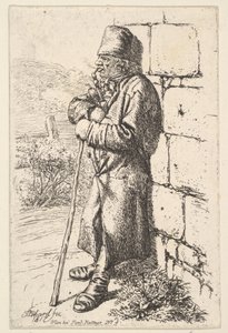 吸烟者》，1817年。