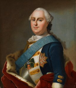 黑森-达姆施塔特的乔治·威廉王子的肖像1722-1782年，约1760年。