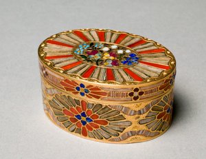 鼻烟盒，约1780-1790年 作者 约翰·克里斯汀·诺伊伯