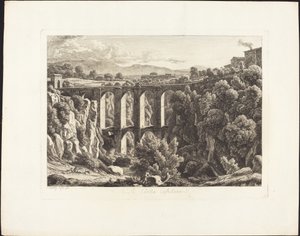 在Cività Castellana 作者 约翰·克里斯汀·赖因哈特（Johann Christian Reinhart）