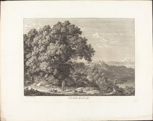 甘道夫城堡(Castella Gandolfo) 作者 约翰·克里斯汀·赖因哈特（Johann Christian Reinhart）