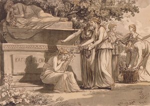 J C Reinhart Arcadia 1785 作者 约翰·克里斯汀·赖因哈特（Johann Christian Reinhart）