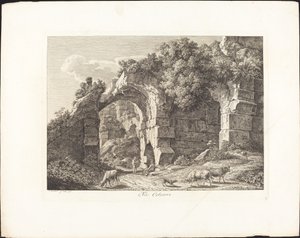 在斗兽场 作者 约翰·克里斯汀·赖因哈特（Johann Christian Reinhart）