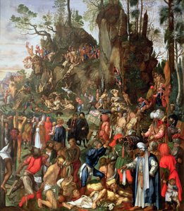 《万人殉难》，阿尔布雷希特·杜勒 (Albrecht Durer) 的画作复制品 作者 约翰·克里斯蒂安·鲁普雷希特