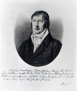 Georg Wilhelm Friedrich Hegel，由FW Bollinger雕刻，1825年 作者 约翰·克里斯蒂安·谢勒