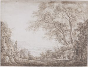 意大利风景 作者 约翰康拉德施泰纳（可能）