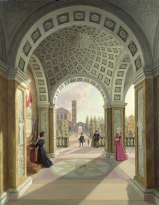 意大利墓地，1845年