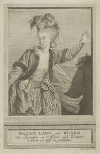 Aloisia Lange，1784年生于Weber 1760-1839，是Zemire。