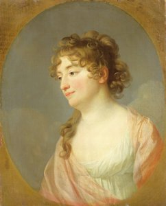 女战士Wilhelmine Schmidt，c.1800 作者 约翰·弗里德里希·奥古斯特·蒂施贝因