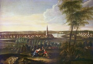 1771年，从Brauhausberg观看圣灵教堂和Nowawes郊区
