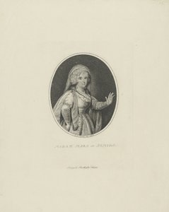格特鲁德·伊丽莎白·玛拉（Gertrud Elisabeth Mara），内梅·舒梅林1749-1833年，阿米达，1801年。 作者 约翰·弗里德里希·施罗特