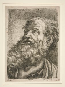男性头像（使徒？） 作者 Johann Georg Hertel