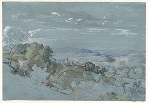 佩鲁贾附近的翁布里亚山区，18301832。