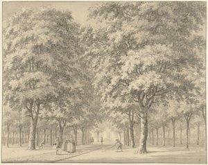 乡间别墅的车道（Velserbeek？） 作者 约翰·戈尔·范弗兰肯斯坦 (I)