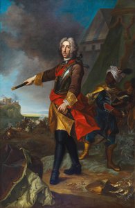 1663-1736年萨瓦王子尤金的画像。