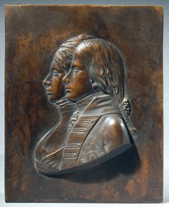 腓特烈-威廉三世作为王储与妻子 Luise of Mecklenburg-Strelitz 在一起