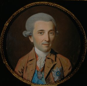 尼古拉·伊万诺维奇·萨尔捷科夫亲王的肖像1736-1816年，1780年代