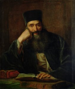 Erasmus画象，Aulis修道院的主教在克利特，1787年 作者 约翰·海因里希·蒂施贝恩（Johann Heinrich Tischbein）