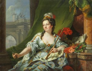 缪斯梅尔波米涅》（九位缪斯，1771 年） 作者 约翰·海因里希·蒂施贝恩（Johann Heinrich Tischbein）