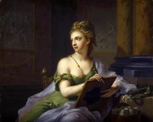 九位缪斯 - 卡利俄普（史诗） 作者 约翰·海因里希·蒂施贝恩（Johann Heinrich Tischbein）