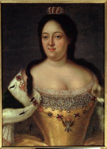 女皇安娜·约安诺夫娜的肖像（1693-1740） 作者 Johann Heinrich Wedekind
