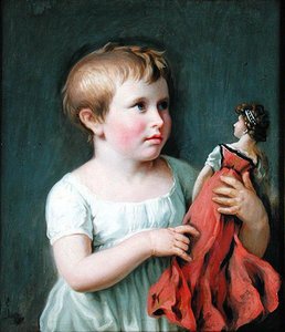 儿童肖像的Cornelia Wilhelmine Amsinck，Burgermeister Dammert的未来妻子（1800-61）