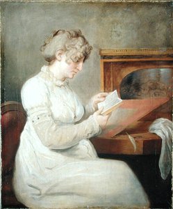 诗人Engel Christine Westphalen的肖像（1758-1840）