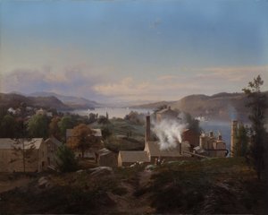 Poughkeepsie Iron Works（Bech&39;s Furnace），1856年 作者 约翰·赫尔曼·卡尔米恩克