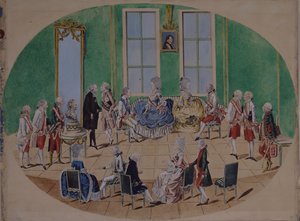 1782年和1782年在维也纳大公帕维尔·彼得罗维奇和大公爵夫人玛丽亚·费奥多罗夫娜