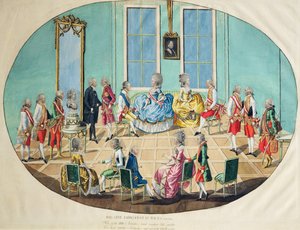 1783年1783年在维也纳举行的新年庆祝活动（铜雕刻与wc） 作者 约翰·希罗尼缪斯·罗申科