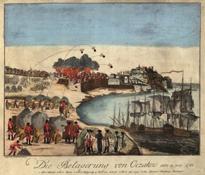 1788年12月对奥恰科夫要塞的围攻，1788年。
